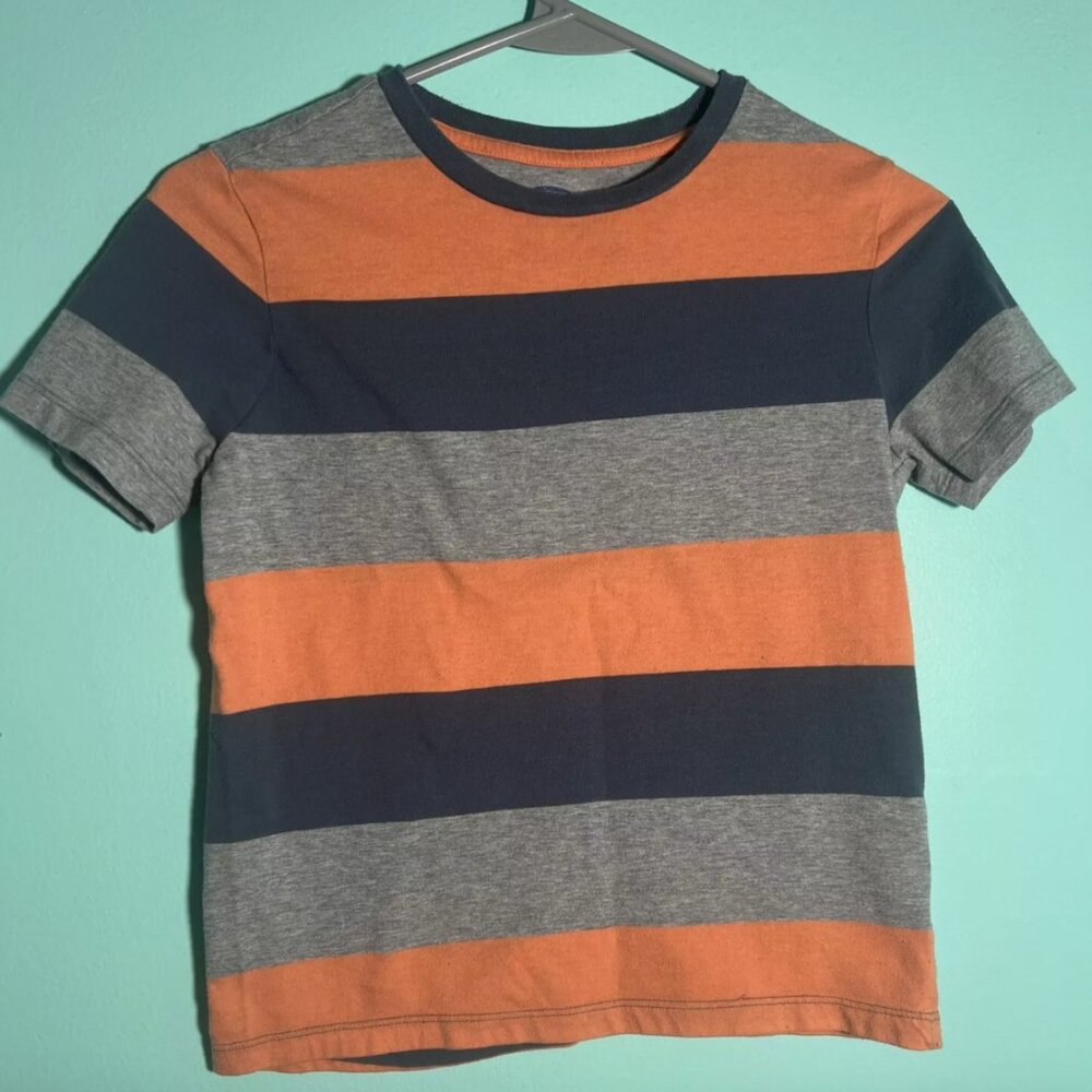 Old Navy Boys T-Shirt Striped Size M (8)